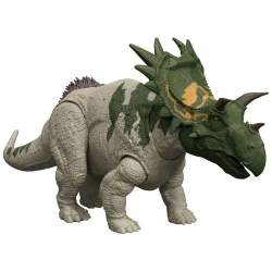 MATTEL JURASSIC WORLD REBIRTH ΦΙΓΟΥΡΑ ΔΕΙΝΟΣΑΥΡΟΥ ΜΕ ΚΙΝΟΥΜΕΝΑ ΜΕΛΗ, ΛΕΙΤΟΥΡΓΙΑ ΕΠΙΘΕΣΗΣ & ΗΧΟΥΣ - SPICLYPEUS JGB87/JGB89
