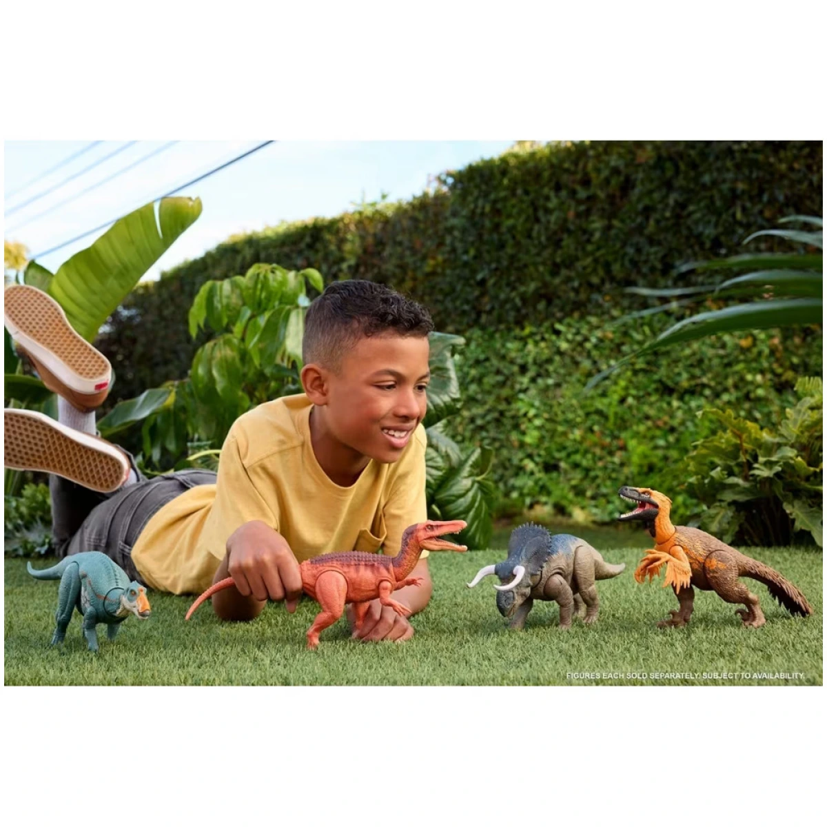 MATTEL JURASSIC WORLD REBIRTH ΦΙΓΟΥΡΑ ΔΕΙΝΟΣΑΥΡΟΥ ΜΕ ΚΙΝΟΥΜΕΝΑ ΜΕΛΗ, ΛΕΙΤΟΥΡΓΙΑ ΕΠΙΘΕΣΗΣ & ΗΧΟΥΣ - SPICLYPEUS JGB87/JGB89