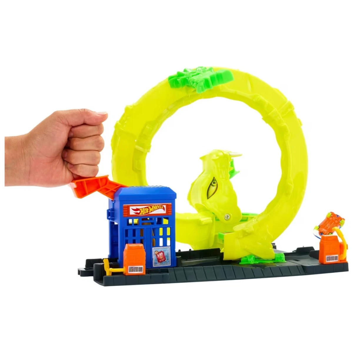 MATTEL HOT WHEELS CITY ΜΕ ΘΗΡΙΑ SNAKE SPIRAL ATTACK HDR29/JMB63