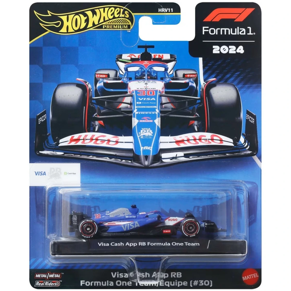 MATTEL HW RACE FORMULA 1: VISA CASH APP RB FORMULA ONE TEAM/EQUIPE 30 HRV11/JBM24