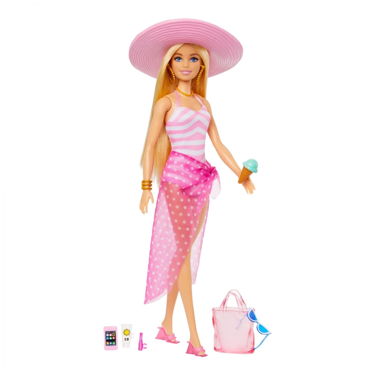 MATTEL BARBIE BEACH GLAM ΜΕ ΑΞΕΣΟΥΑΡ HPL73