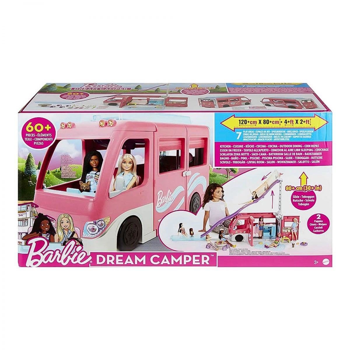MATTEL BARBIE ΟΝΕΙΡΕΜΕΝΟ ΤΡΟΧΟΣΠΙΤΟ HCD46