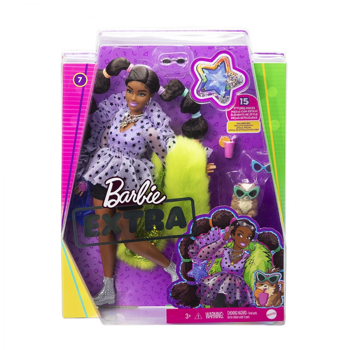 MATTEL BARBIE EXTRA BOBBLE HAIR GXF10