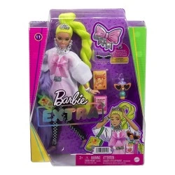 MATTEL BARBIE EXTRA -NEON GREEN HAIR HDJ44