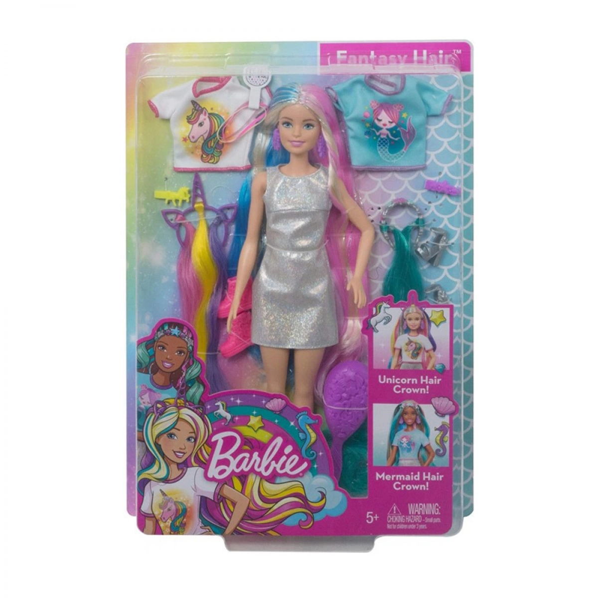MATTEL BARBIE ΦΑΝΤΑΣΤΙΚΑ ΜΑΛΛΙΑ GHN04