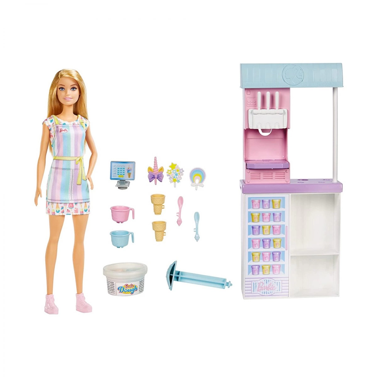 MATTEL BARBIE ΕΡΓΑΣΤΗΡΙΟ ΠΑΓΩΤΟΥ HCN46