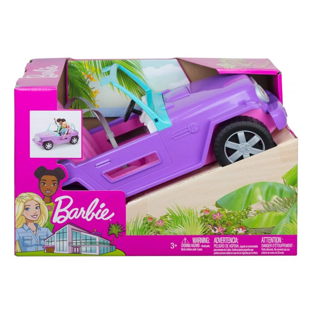 MATTEL BARBIE JEEP GMT46