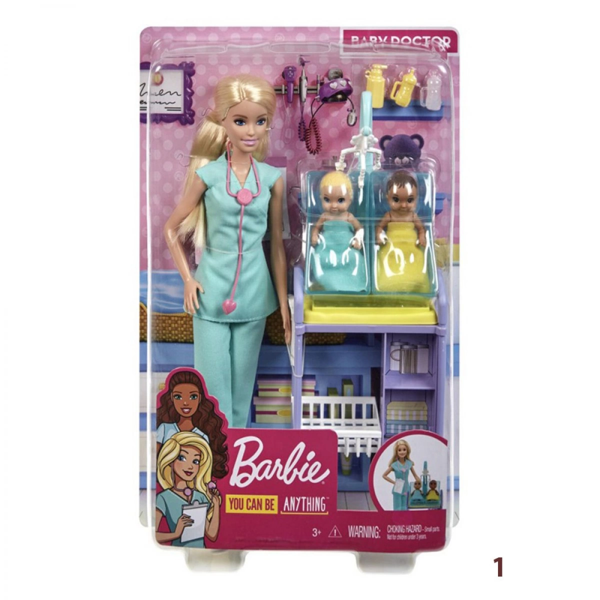 MATTEL BARBIE ΠΑΙΔΙΑΤΡΟΣ GKH23/GKH24/JMK12