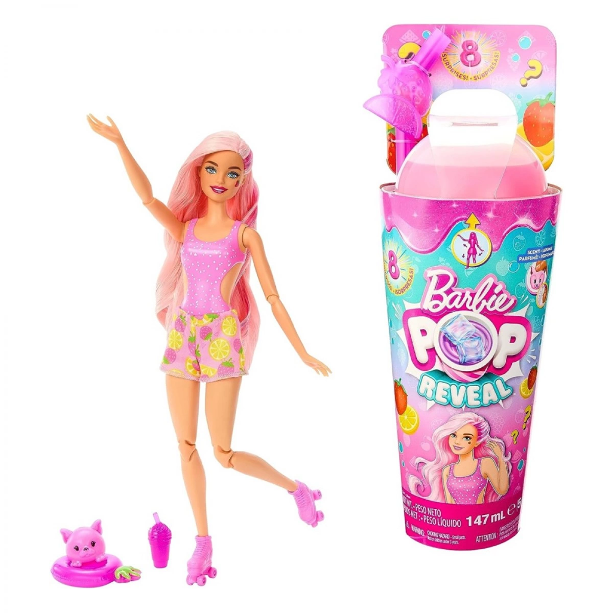 MATTEL BARBIE POP REVEAL - ΦΡΑΟΥΛΑ/ΛΕΜΟΝΙ HNW41