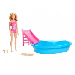 MATTEL BARBIE ΠΙΣΙΝΑ ΜΕ ΚΟΥΚΛΑ HRJ74