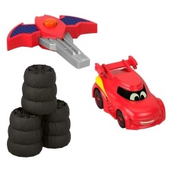 MATTEL BATWHEELS ΟΧΗΜΑ ΜΕ ΑΞΕΣΟΥΑΡ (ΚΟΚΚΙΝΟ) HRJ53/HRJ55