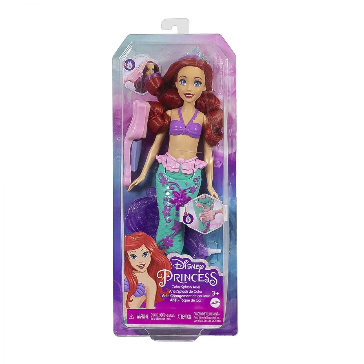 MATTEL DISNEY PRINCESS COLOR CHANGE ΑΡΙΕΛ HLW00