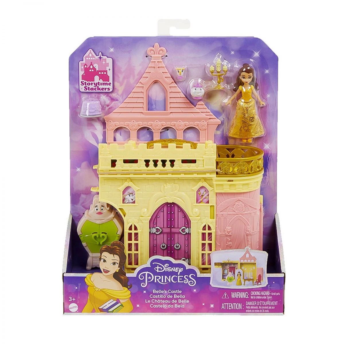 MATTEL DISNEY PRINCESS MINI ΚΟΥΚΛΕΣ-ΠΑΛΑΤΙ ΠΕΝΤΑΜΟΡΦΗΣ HLW94