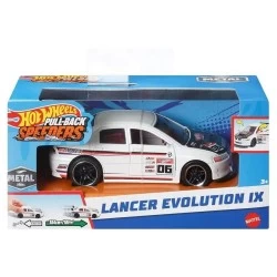 MATTEL HOT WHEELS ΑΥΤΟΚΙΝΗΤΑΚΙΑ PULL BACK SPEEDERS - LANCER EVOLOUTION IX HPR70/HPR73
