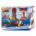 MATTEL HOT WHEELS TRACK CITY WITH ROTATING HDP02 WHEELS