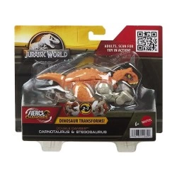 MATTEL JURASSIC WORLD 2 ΣΕ 1 CARNOTAURUS & STEGOSAURUS HLP05/HLP07