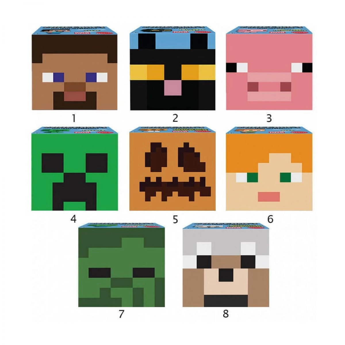 MATTEL MINECRAFT - MOB HEAD MINI ΦΙΓΟΥΡΕΣ HDV64