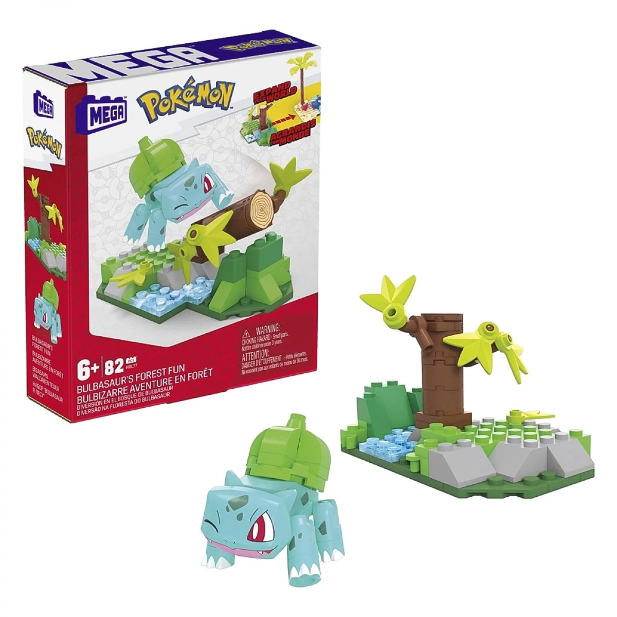 MATTEL POKEMON ADVENTURE BUILDER BULBASAUR HDL75/HDL77