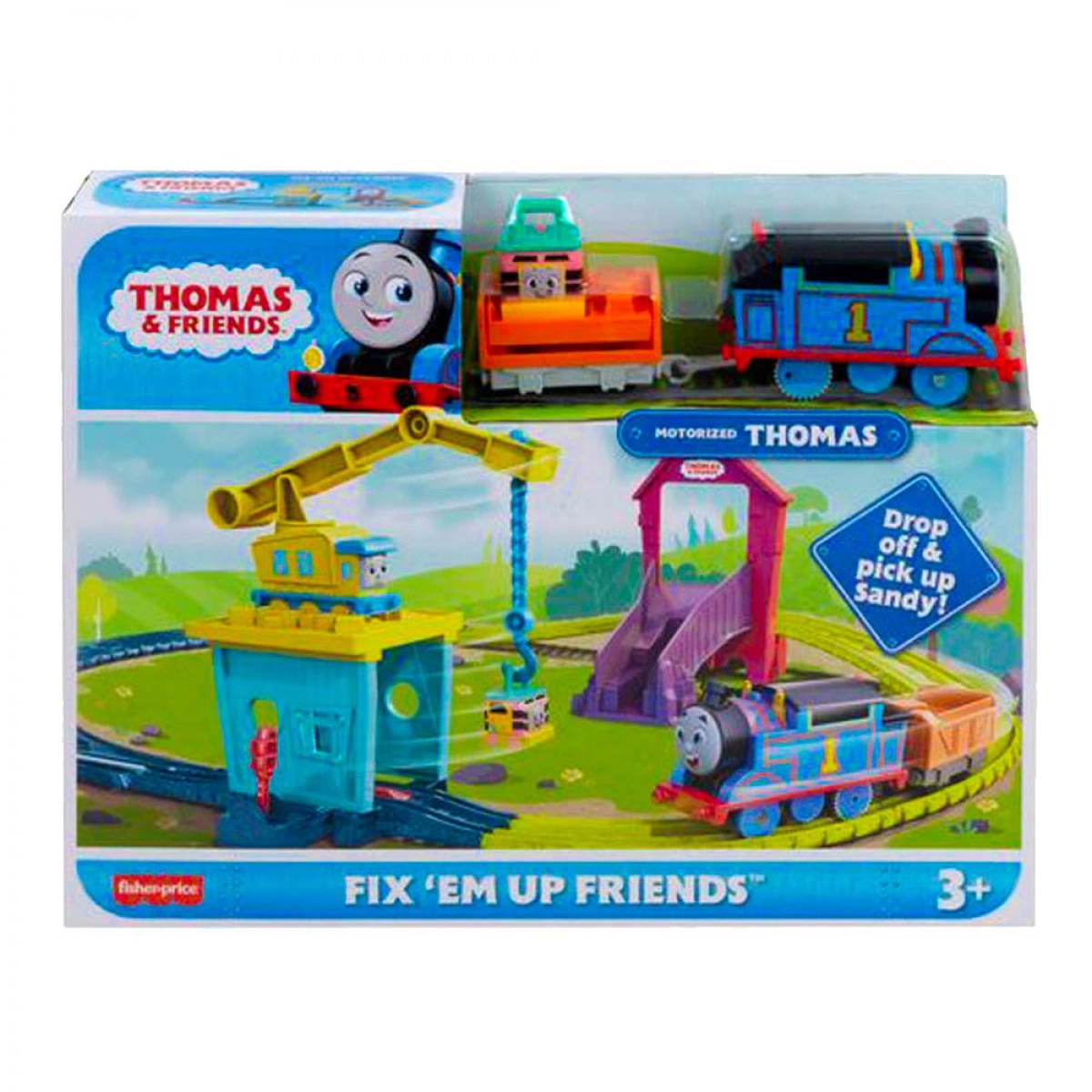 MATTEL ΤΟΜΑΣ- ΠΙΣΤΑ ΚΑΡΛΙ & ΤΗ ΣΑΝΤΙ HDY58