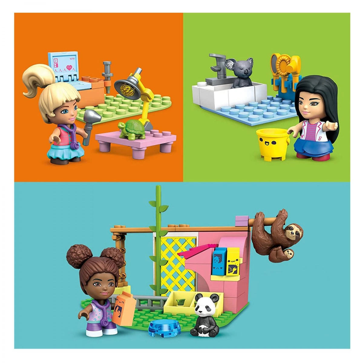 MEGA BLOKS BARBIE ΙΑΤΡΕΙΟ ΓΙΑ ΖΩΑΚΙΑ GYH09  (90 ΤΕΜΑΧΙΑ)