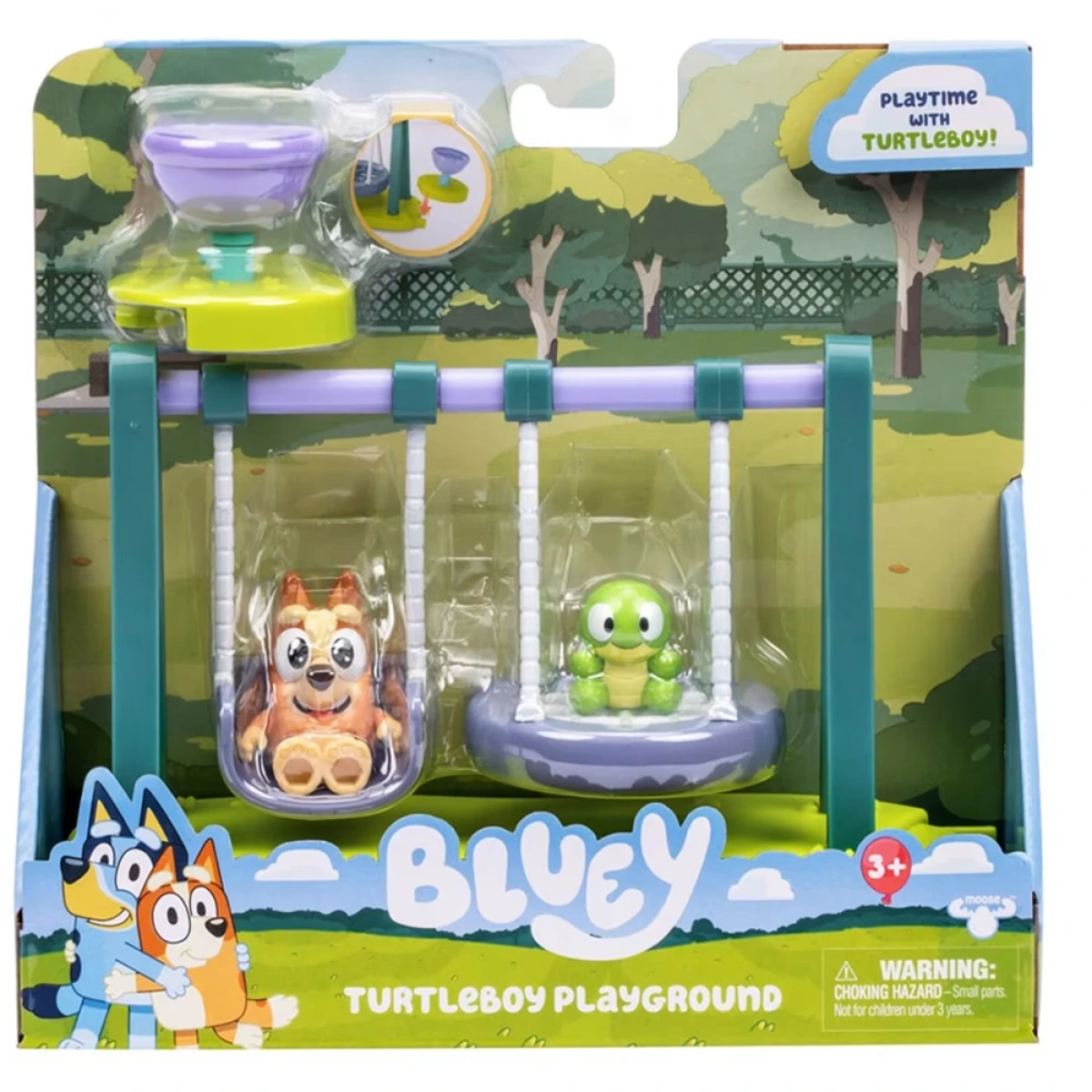 MOOSE BLUEY MINI PLAYSET-TURTLEBOY PLAYGROUND BLYB7000