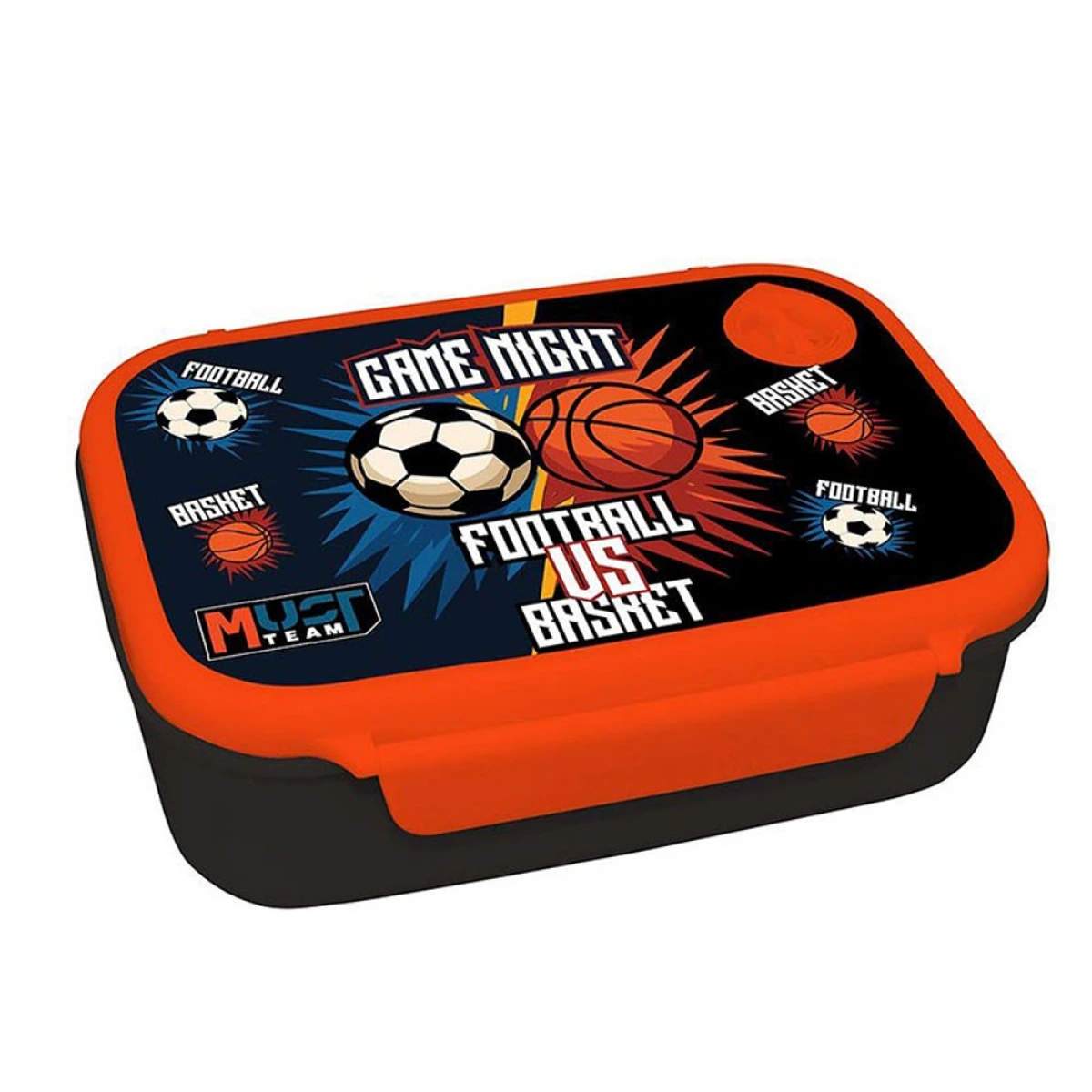MUST ΦΑΓΗΤΟΔΟΧΕΙΟ PP 800ML & ΠΑΓΟΥΡΙ ΑΝΟΞΕΙΔΩΤΟ 500ML FOOTBALL VS BASKETBALL 587517