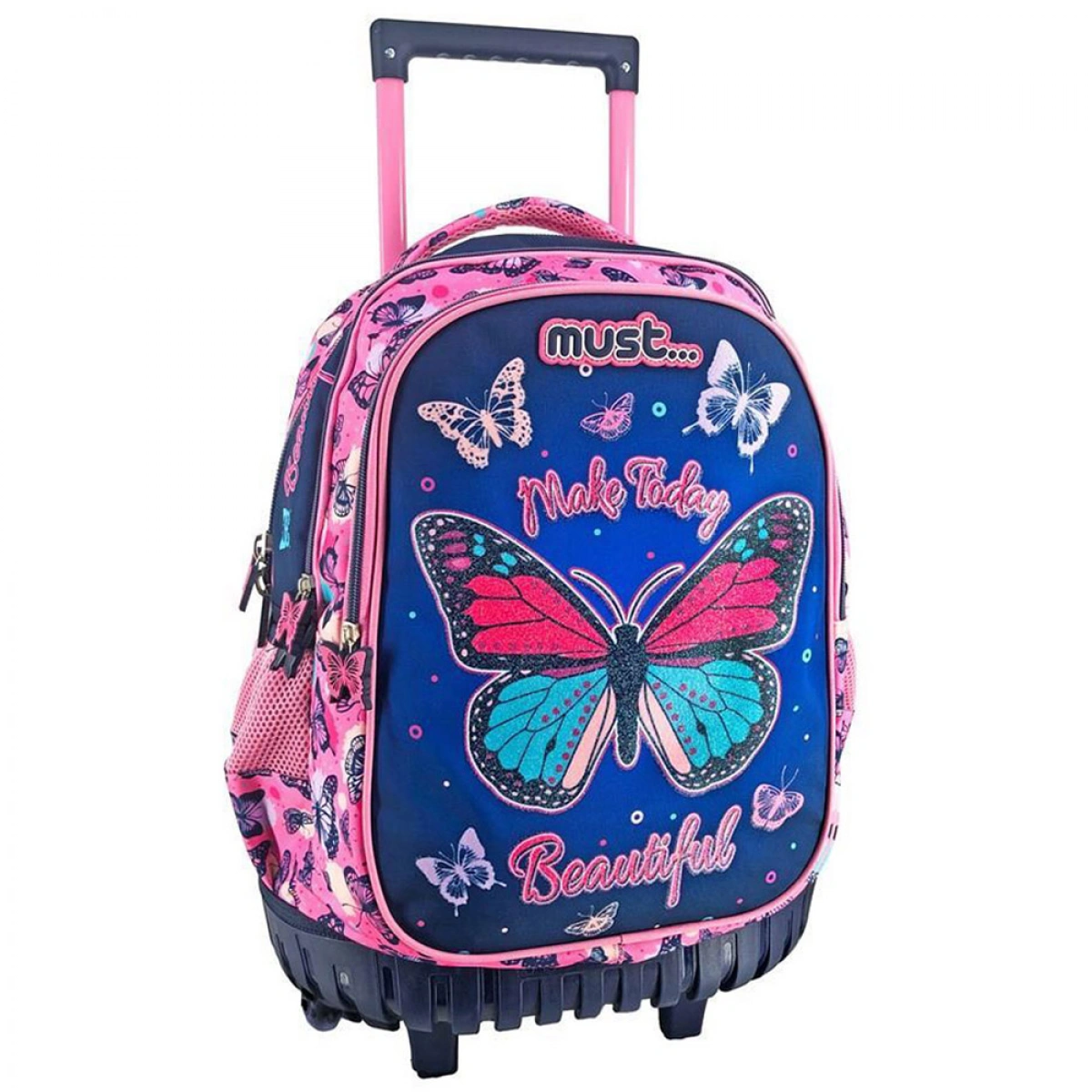 MUST ΤΣΑΝΤΑ ΤΡΟΛΛΕΥ 34X20X44 3 ΘΗΚΕΣ MAKE TODAY 585576