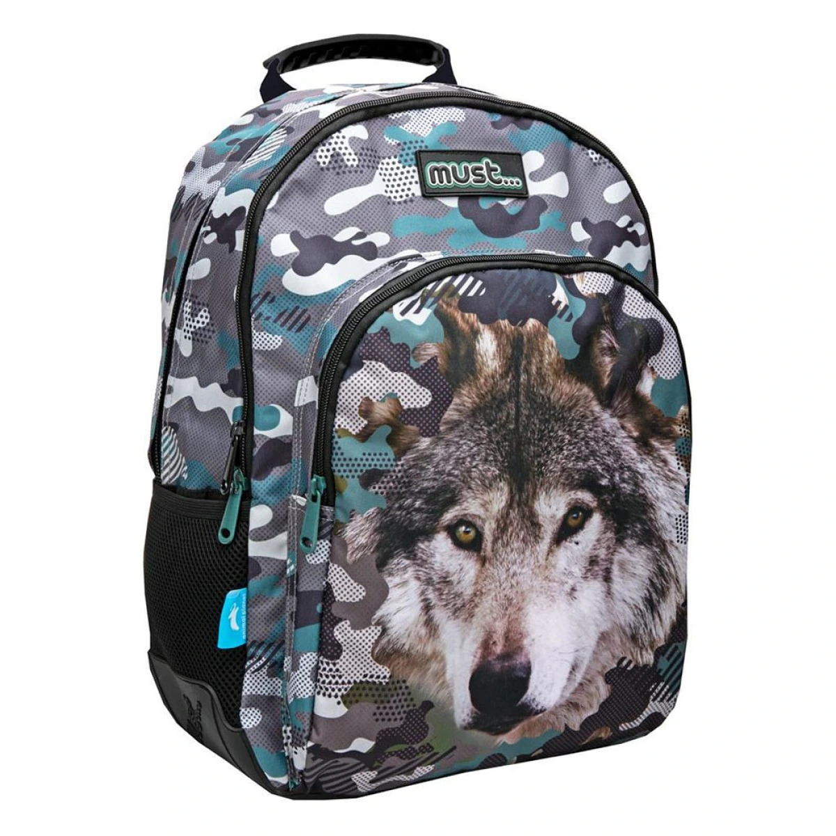 MUST SCHOOL BACKPACK ANIMAL PLANET WOLF 570839