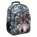 MUST SCHOOL BACKPACK ANIMAL PLANET WOLF 570839
