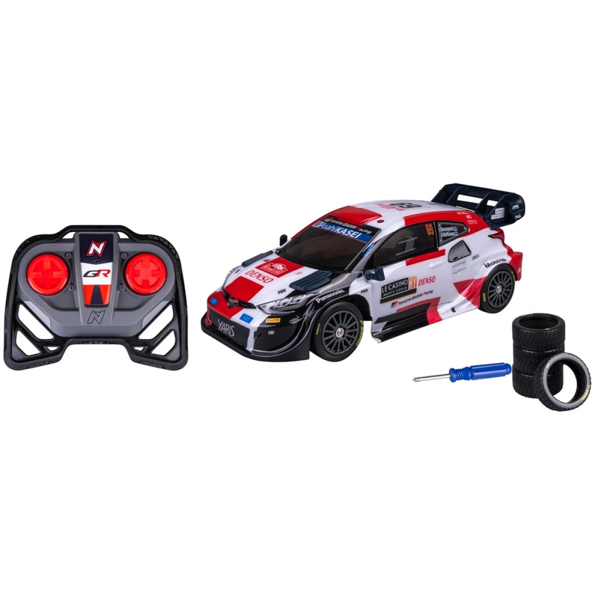 NIKKO TOYS RC 1/16 RACING SERIES WRC TOYOTA GR YARIS WITH TYRES 10402