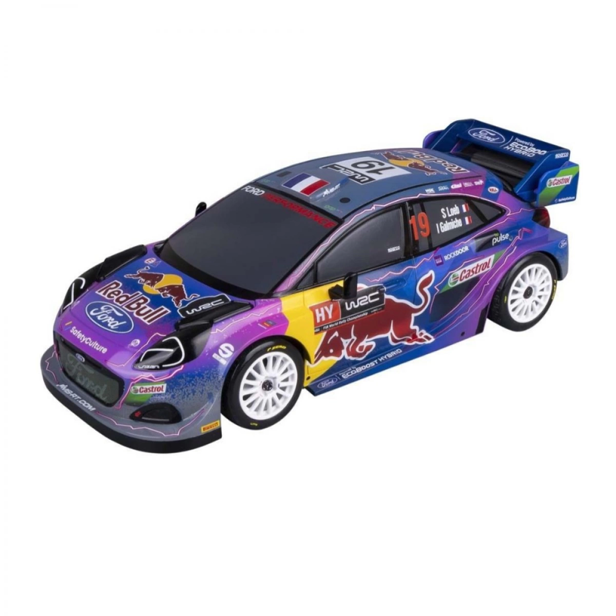 NIKKO TOYS ΤΗΛΕΚΑΤΕΥΘΥΝΟΜΕΝΟ RC WRC RED BULL WITH TYRES--PUMA HYBRID  34/10400