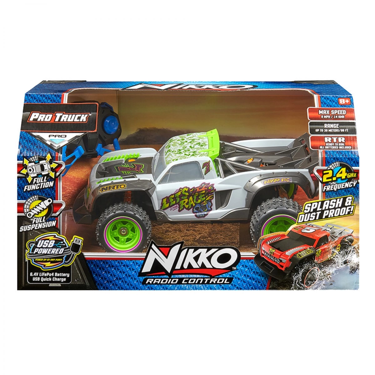 NIKKO TOYS ΤΗΛΕΚΑΤΕΥΘΥΝΟΜΕΝΟ PRO TRUCKS -LETS RACE 34/10062