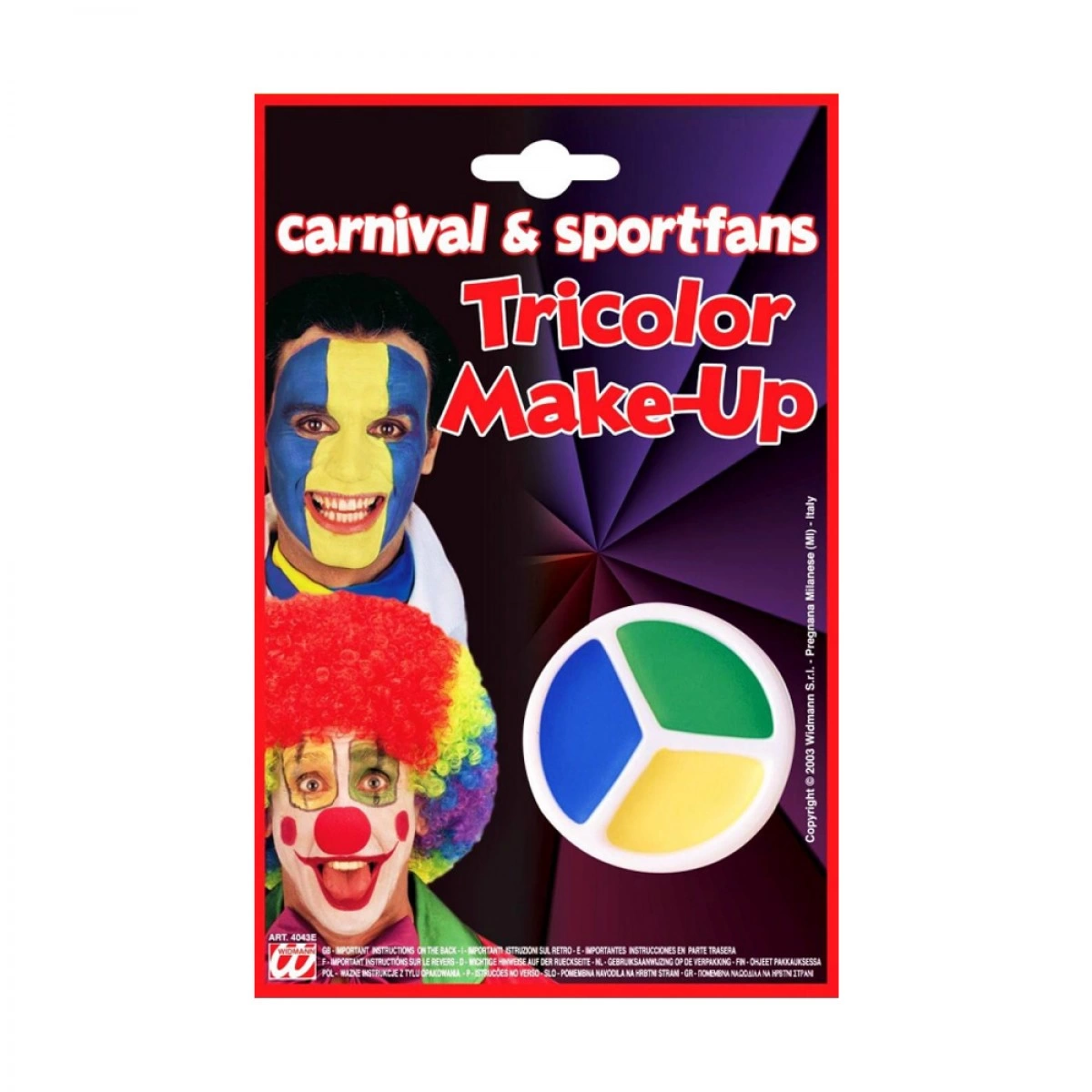 OEM TRIO ΧΡΩΜΑ MAKE UP HALLOWEEN ΙΤ74039/ΙΤ74042/ΙΤ74043