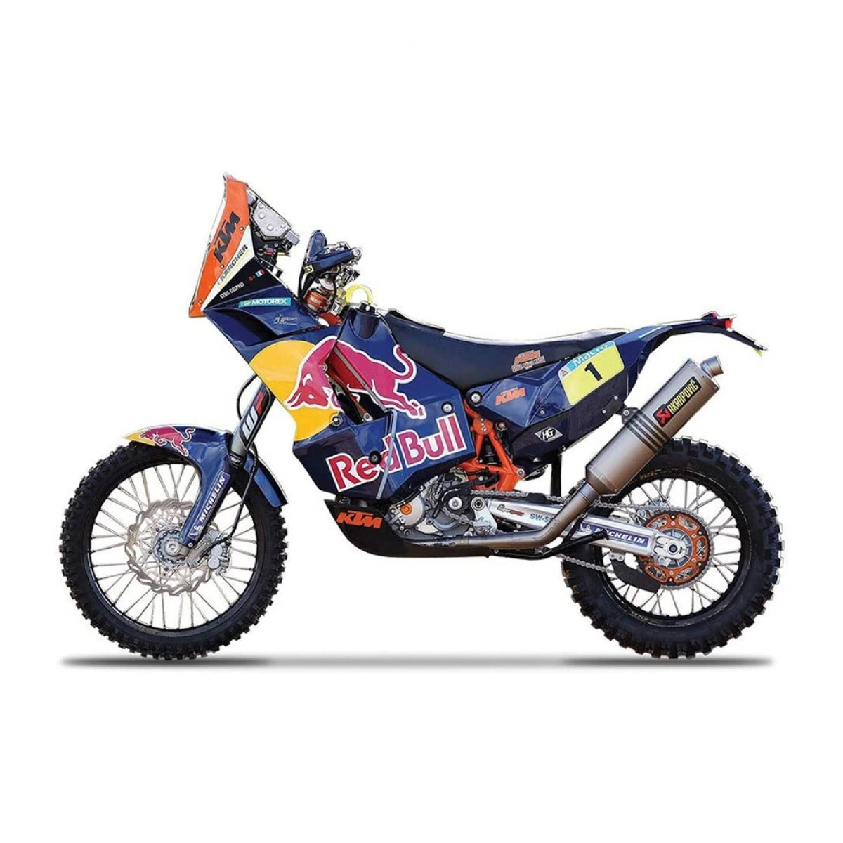 BURAGO RED BULL KTM MOTOCYCLE 51073-51070