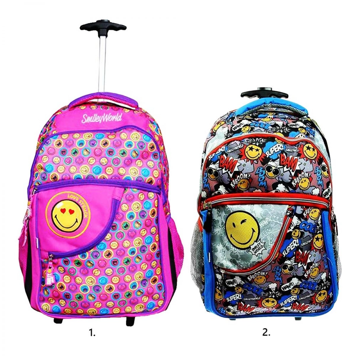 DIAKAKIS ΤΣΑΝΤΑ TROLLEY ΔΗΜΟΤΙΚΟΥ SMILEY 504507-18