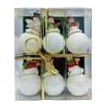 OEM CHRISTMAS BALLS SET OF 6 PIECES OF 10 CM (PRICE OF SIX) 14538-14537