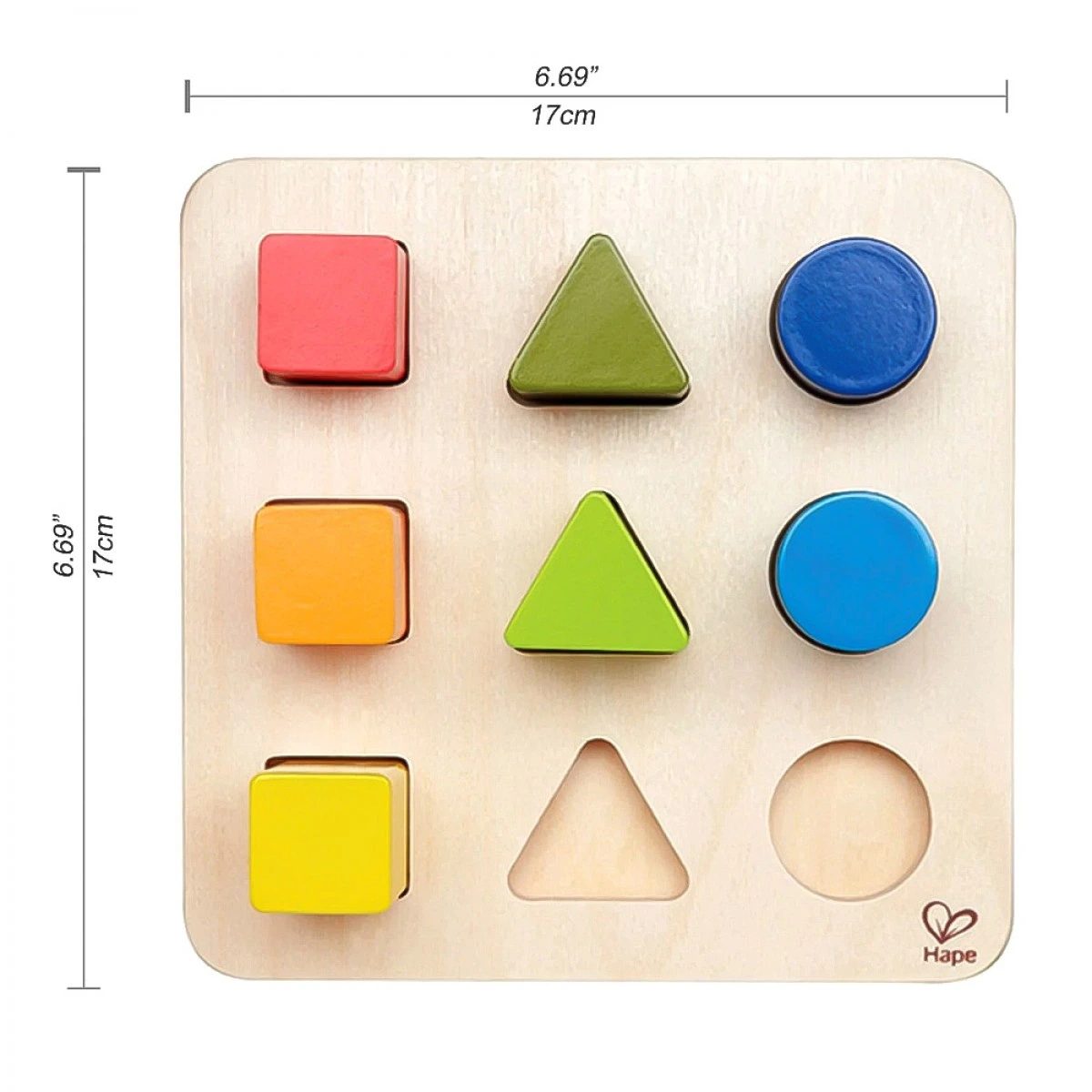 HAPE HAPE EARLY EXPLORER WOOD COLOR & SHAPE E0426