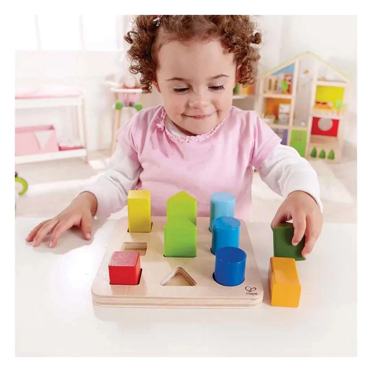 HAPE HAPE EARLY EXPLORER WOOD COLOR & SHAPE E0426