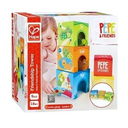 HAPE EARLY PEPE & FRIENDS ΠΥΡΓΟΣ ΜΕ ΖΩΑΚΙΑ E0451