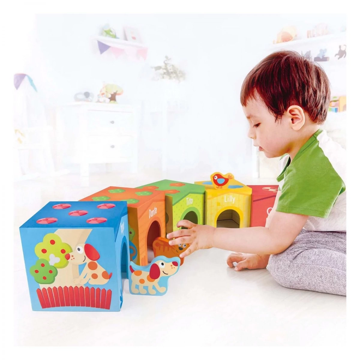 HAPE EARLY PEPE & FRIENDS ΠΥΡΓΟΣ ΜΕ ΖΩΑΚΙΑ E0451