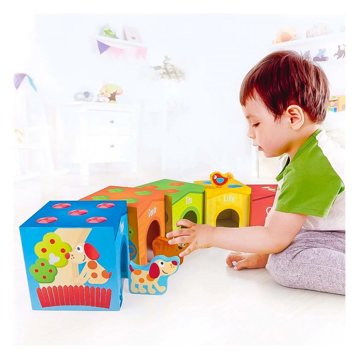 HAPE EARLY PEPE & FRIENDS ΠΥΡΓΟΣ ΜΕ ΖΩΑΚΙΑ E0451
