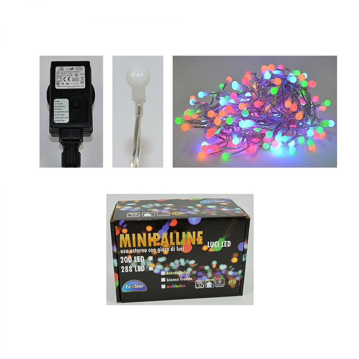 OEM 288 LED LIGHTS WITH WHITE CABLE 50061