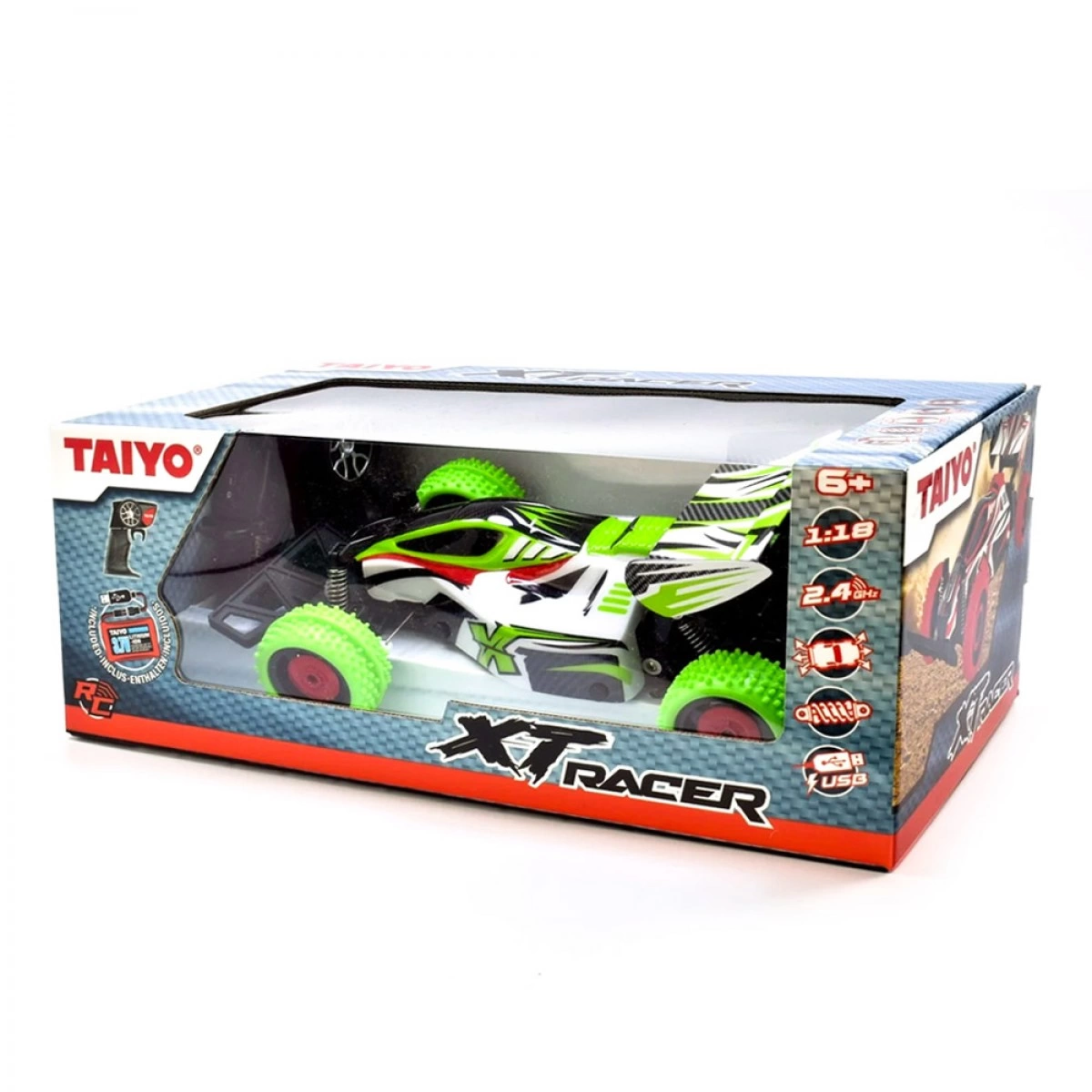 TAIYO ΤΗΛΕΚΑΤΕΥΘΥΝΟΜΕΝΟ ΟΧΗΜΑ XT RACER GREEN 180012A