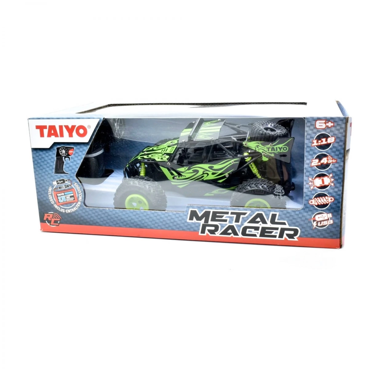 TAIYO ΤΗΛΕΚΑΤΕΥΘΥΝΟΜΕΝΟ ΟΧΗΜΑ METAL RACER GREEN 180010K