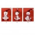 OEM CHRISTMAS STUFFED DOLL WITH LIGHT 4630 (3 CHOICES)