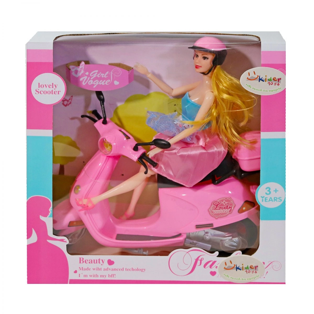 KIDER TOYS ΚΟΥΚΛΑ ΜΕ VESPA 925-25