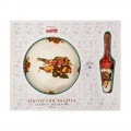 OEM CHRISTMAS PLATTER WITH SPATULA 452800