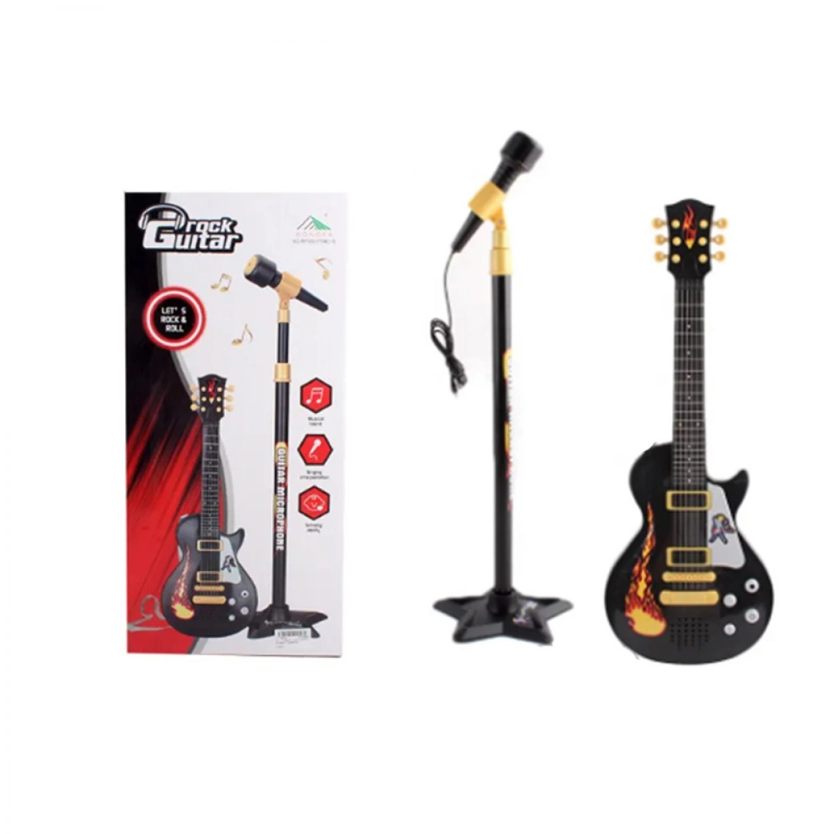 MARTIN TOYS ΚΙΘΑΡΑ ΜΕ ΜΙΚΡΟΦΩΝΟ RF06017