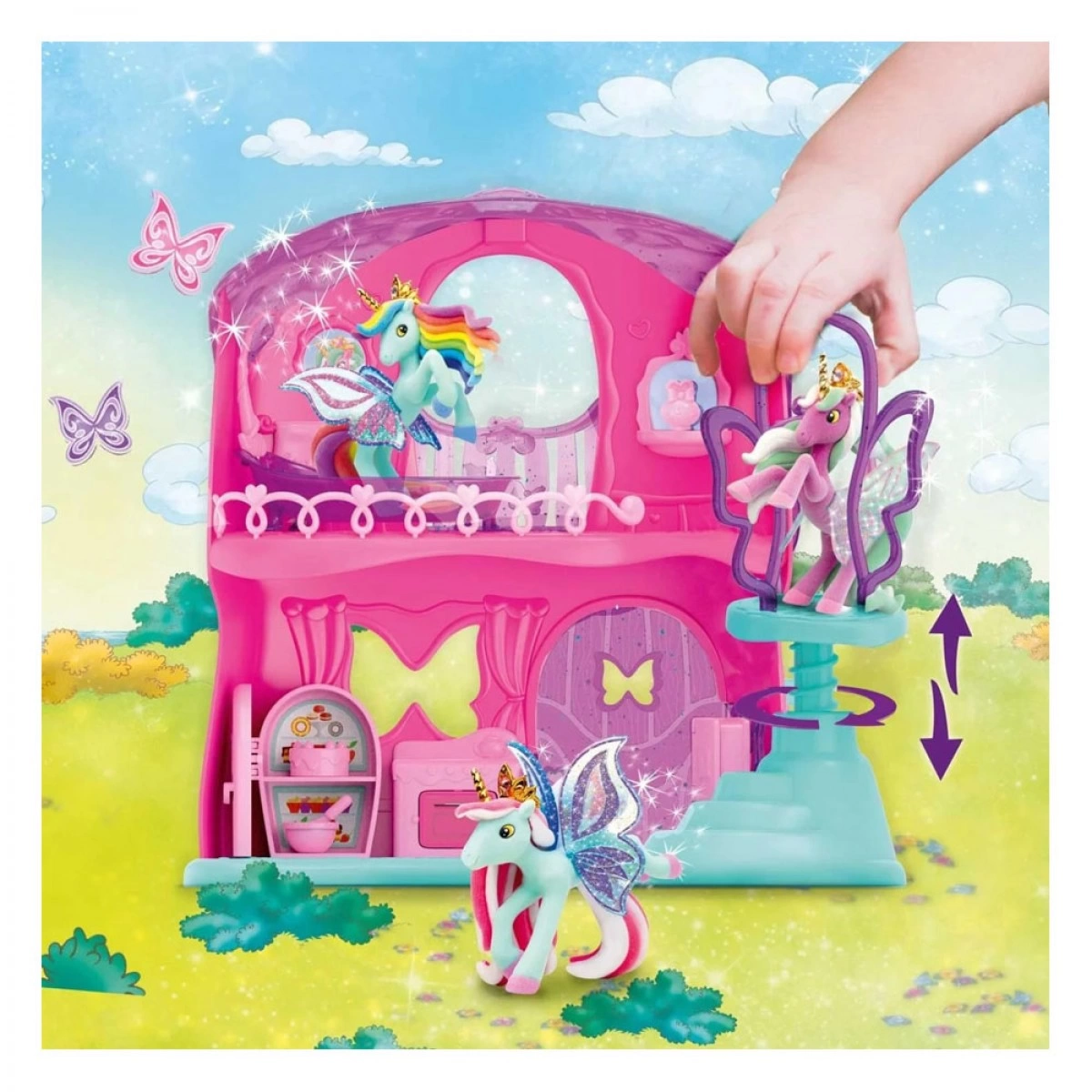 CRAZE MARIPOSA HOUSE  ΜΕ ΦΙΓΟΥΡΑ & ΑΞΕΣΟΥΑΡ UNICORN GALUPY/2 CRZ43349