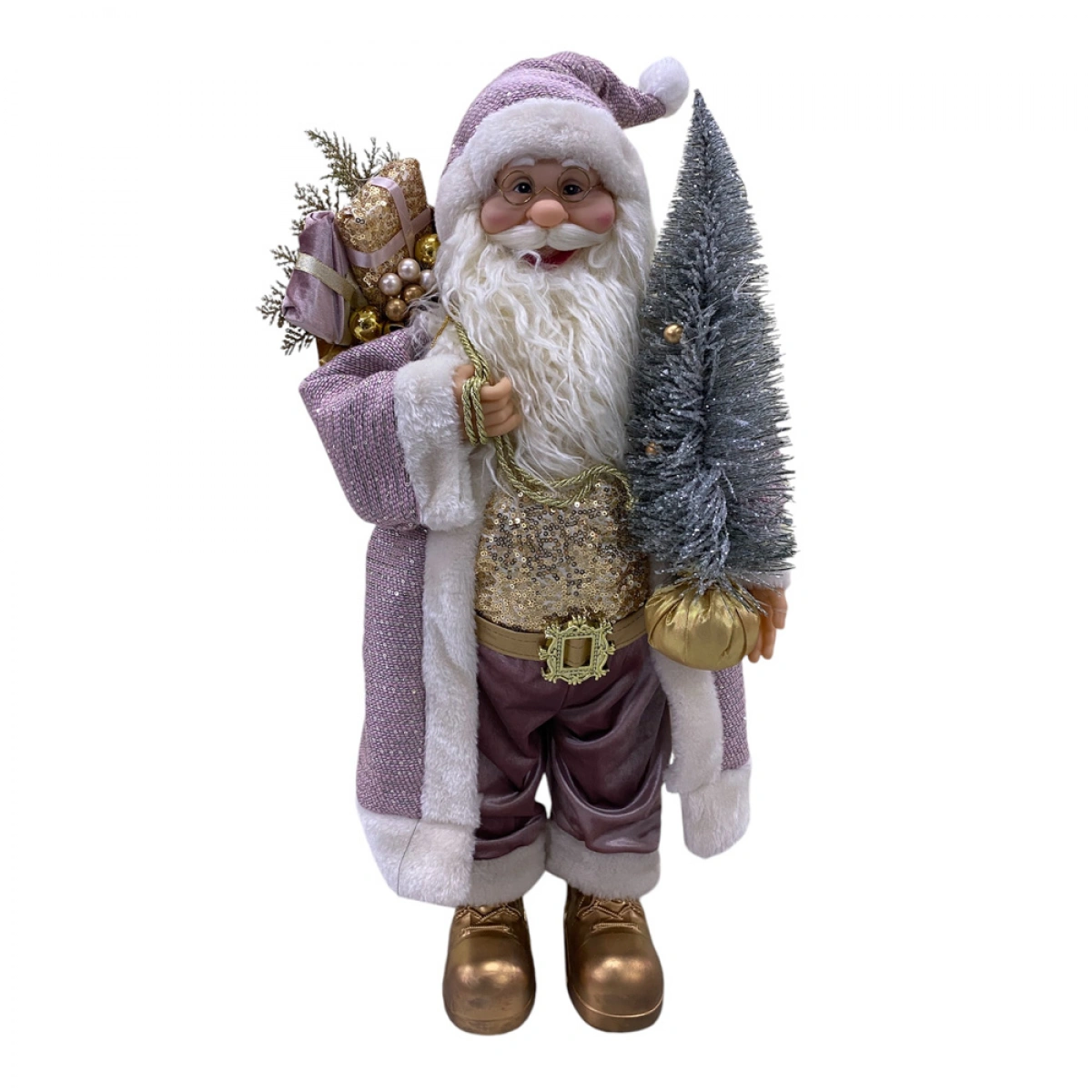 OEM DECORATIVE SANTA ROSE GOLD WITH CAP 24163